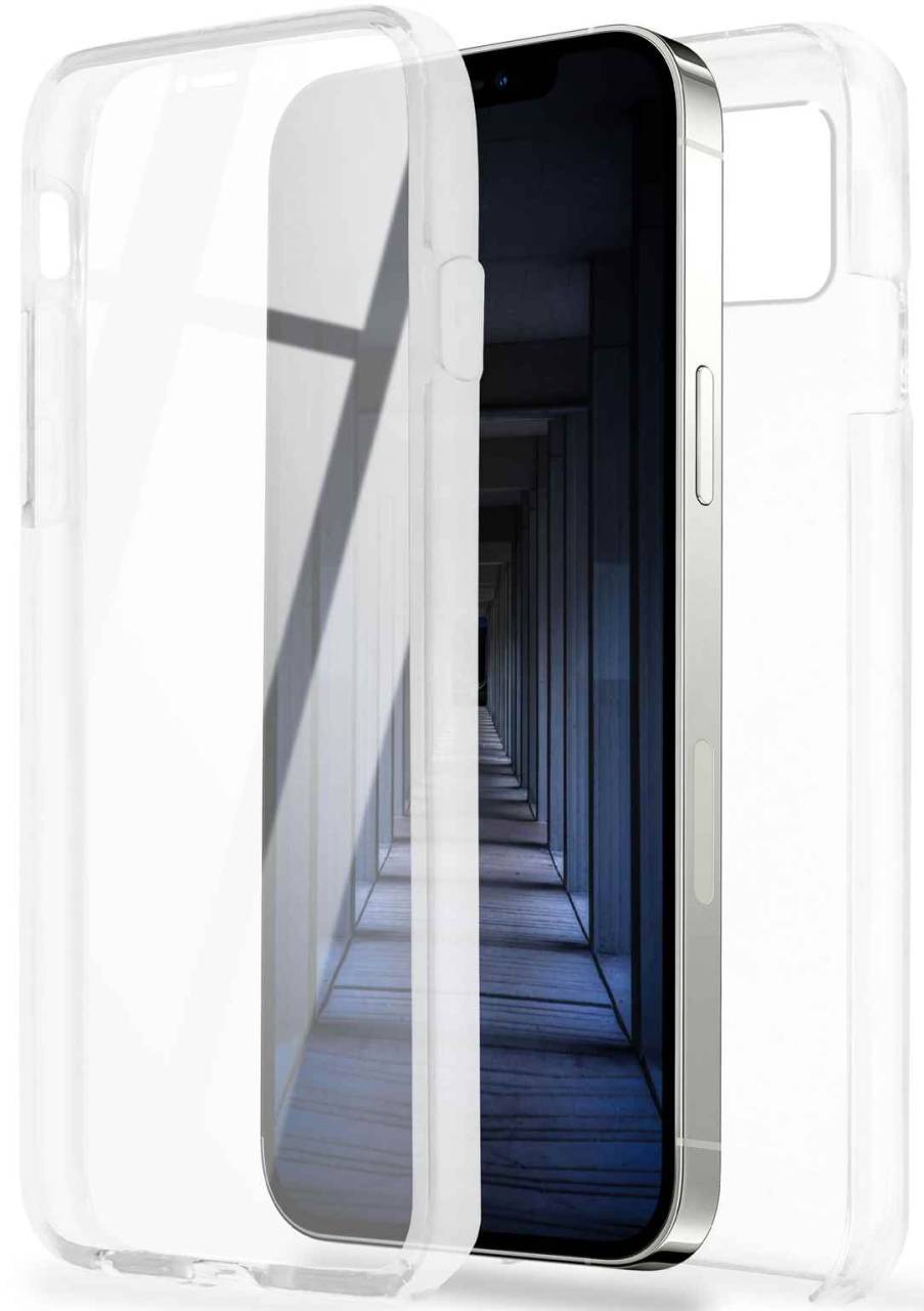 ONEFLOW Touch Case für Apple iPhone 12 – 360 Grad Full Body Schutz, komplett beidseitige Hülle