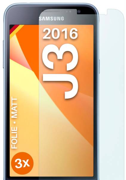moex FlexProtect Matt für Samsung Galaxy J3 (2016) – Anti Reflex Schutzfolie für besten Displayschutz, Matt