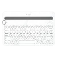 Logitech K480 Multi-Device Bluetooth-Tastatur – Deutsch Tastaturlayout, kabellos, für Tablet und Smartphone