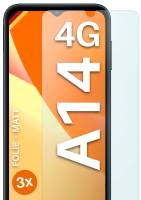 moex FlexProtect Matt für Samsung Galaxy A14 (4G) – Anti Reflex Schutzfolie für besten Displayschutz, Matt