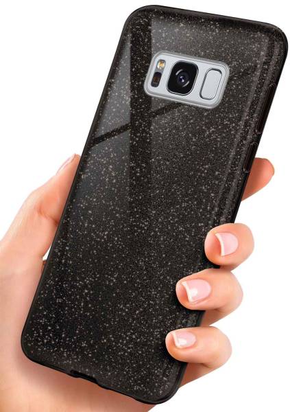 ONEFLOW Glitter Case für Samsung Galaxy S8 Plus – Glitzer Hülle aus TPU, designer Handyhülle