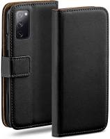 moex Book Case für Samsung Galaxy S20 FE – Klapphülle aus PU Leder mit Kartenfach, Komplett Schutz