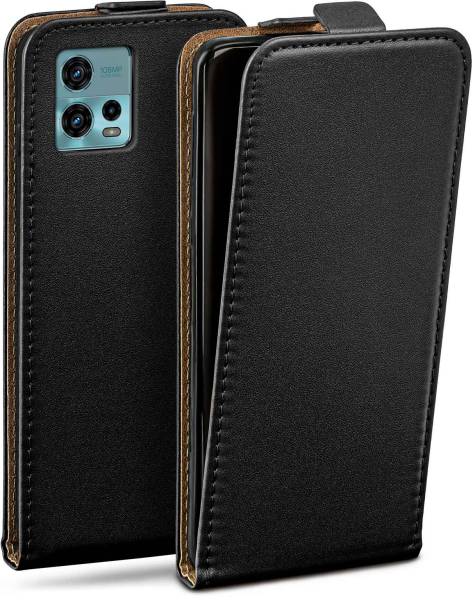 moex Flip Case für Motorola Moto G72 – PU Lederhülle mit 360 Grad Schutz, klappbar