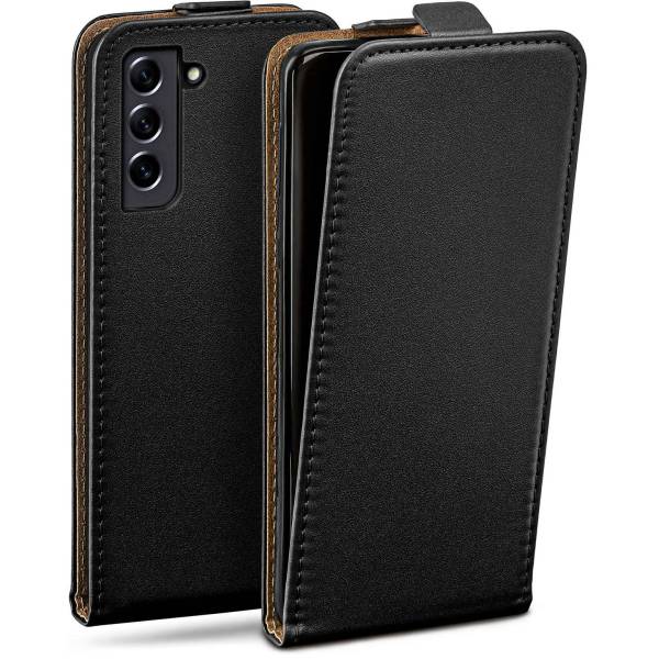 moex Flip Case Samsung Galaxy S21 FE 5G Klapphülle Leder