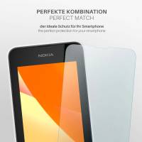 moex FlexProtect Matt für Nokia Lumia 530 – Anti Reflex Schutzfolie für besten Displayschutz, Matt