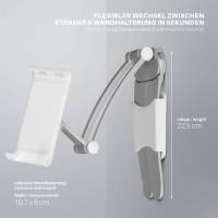 moex Tablet-Ständer mit Wandhalterung, höhenverstellbar – View Mount – weiteres Produktbild 4