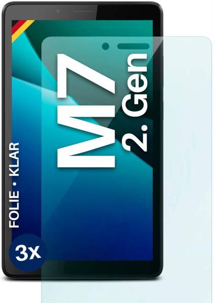 moex FlexProtect Klar für Lenovo Tab M7 (2. Gen.) – Schutzfolie für zusätzlichen Displayschutz, Ultra klar