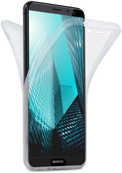 moex Double Case für Huawei Mate 10 Lite – 360 Grad Hülle aus Silikon, Rundumschutz beidseitig