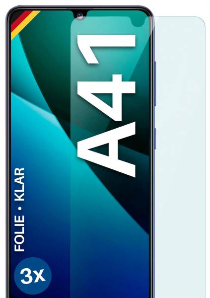 moex FlexProtect Klar für Samsung Galaxy A41 – Schutzfolie für unsichtbaren Displayschutz, Ultra klar