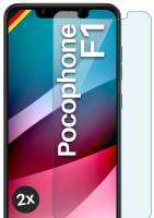 moex ShockProtect Klar für Xiaomi Pocophone F1 – Panzerglas für kratzfesten Displayschutz, Ultra klar