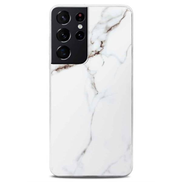Für Samsung Galaxy S21 Ultra | Hülle Marmor Optik | SENSE CASE