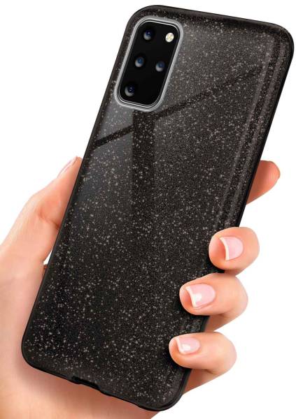 ONEFLOW Glitter Case für Samsung Galaxy S20 Plus – Glitzer Hülle aus TPU, designer Handyhülle