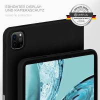 ONEFLOW Soft Case für Apple iPad Pro 12,9 Zoll (5. Generation - 2021) – weiche Tablet Hülle aus Silikon mit Kameraschutz