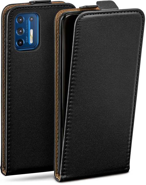 moex Flip Case für Motorola Moto G9 Plus – PU Lederhülle mit 360 Grad Schutz, klappbar
