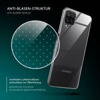 moex Aero Case für Samsung Galaxy A12 – Durchsichtige Hülle aus Silikon, Ultra Slim Handyhülle