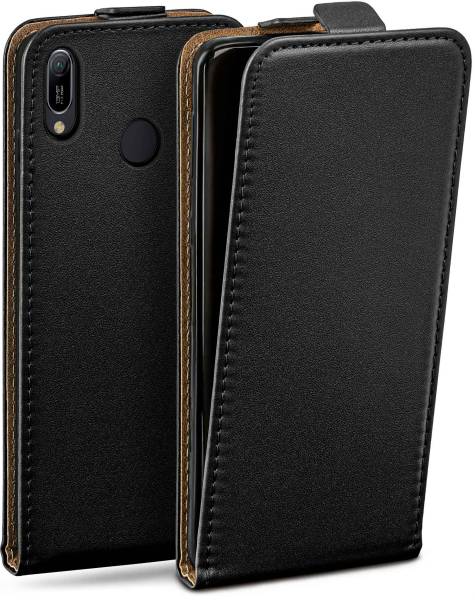 moex Flip Case für Huawei Y6 (2019) – PU Lederhülle mit 360 Grad Schutz, klappbar