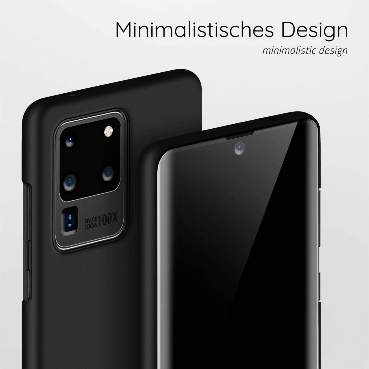 moex Alpha Case für Samsung Galaxy S20 Ultra – Extrem dünne, minimalistische Hülle in seidenmatt