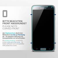 moex FlexProtect Klar für Samsung Galaxy S5 Neo – Schutzfolie für unsichtbaren Displayschutz, Ultra klar