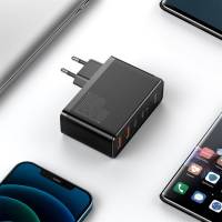 Baseus GaN2 Pro Schnellladegerät – 100W Leistung, USB-C und USB Netzteil, Netzteil mit 2x USB-C und 2x USB