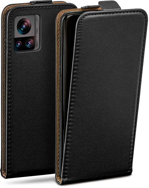 moex Flip Case für Motorola Edge 30 Ultra – PU Lederhülle mit 360 Grad Schutz, klappbar