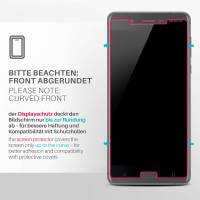 moex ShockProtect Klar für Nokia 5 – Panzerglas für kratzfesten Displayschutz, Ultra klar