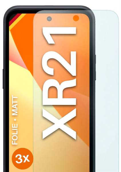 moex FlexProtect Matt für Nokia XR21 – Anti Reflex Schutzfolie für besten Displayschutz, Matt