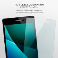 moex FlexProtect Klar für Huawei Ascend P7 – Schutzfolie für unsichtbaren Displayschutz, Ultra klar