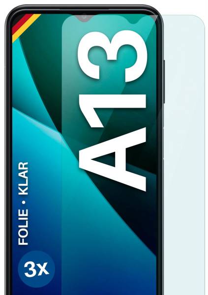 moex FlexProtect Klar für Samsung Galaxy A13 (4G) – Schutzfolie für unsichtbaren Displayschutz, Ultra klar