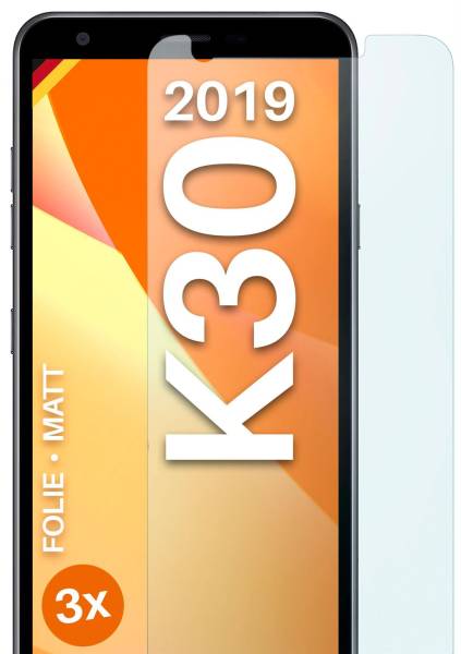 moex FlexProtect Matt für LG K30 (2019) – Anti Reflex Schutzfolie für besten Displayschutz, Matt