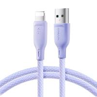 Joyroom Ladekabel – USB-A auf Lightning für iPhone 5 - 14 und iPad Modelle, Multi-Color Serie, 100W, Länge 1 m