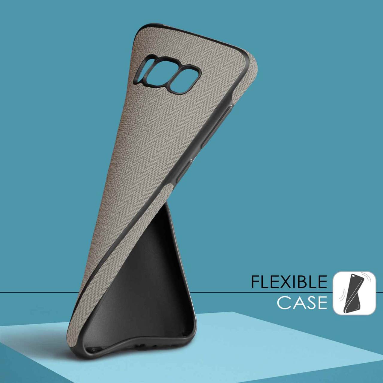 moex Chevron Case für Samsung Galaxy S5 – Flexible Hülle mit erhöhtem Rand für optimalen Schutz