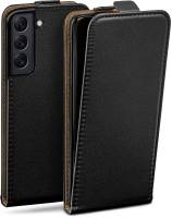 moex Flip Case für Samsung Galaxy S22 – PU Lederhülle mit 360 Grad Schutz, klappbar