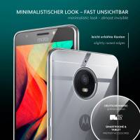 moex Aero Case für Motorola Moto E4 Plus – Durchsichtige Hülle aus Silikon, Ultra Slim Handyhülle