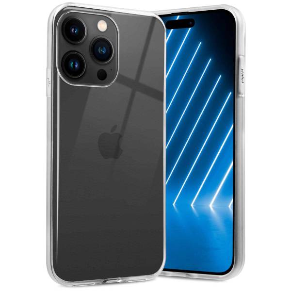 ONEFLOW Clear Case iPhone 14 Pro Silikonhülle transparent