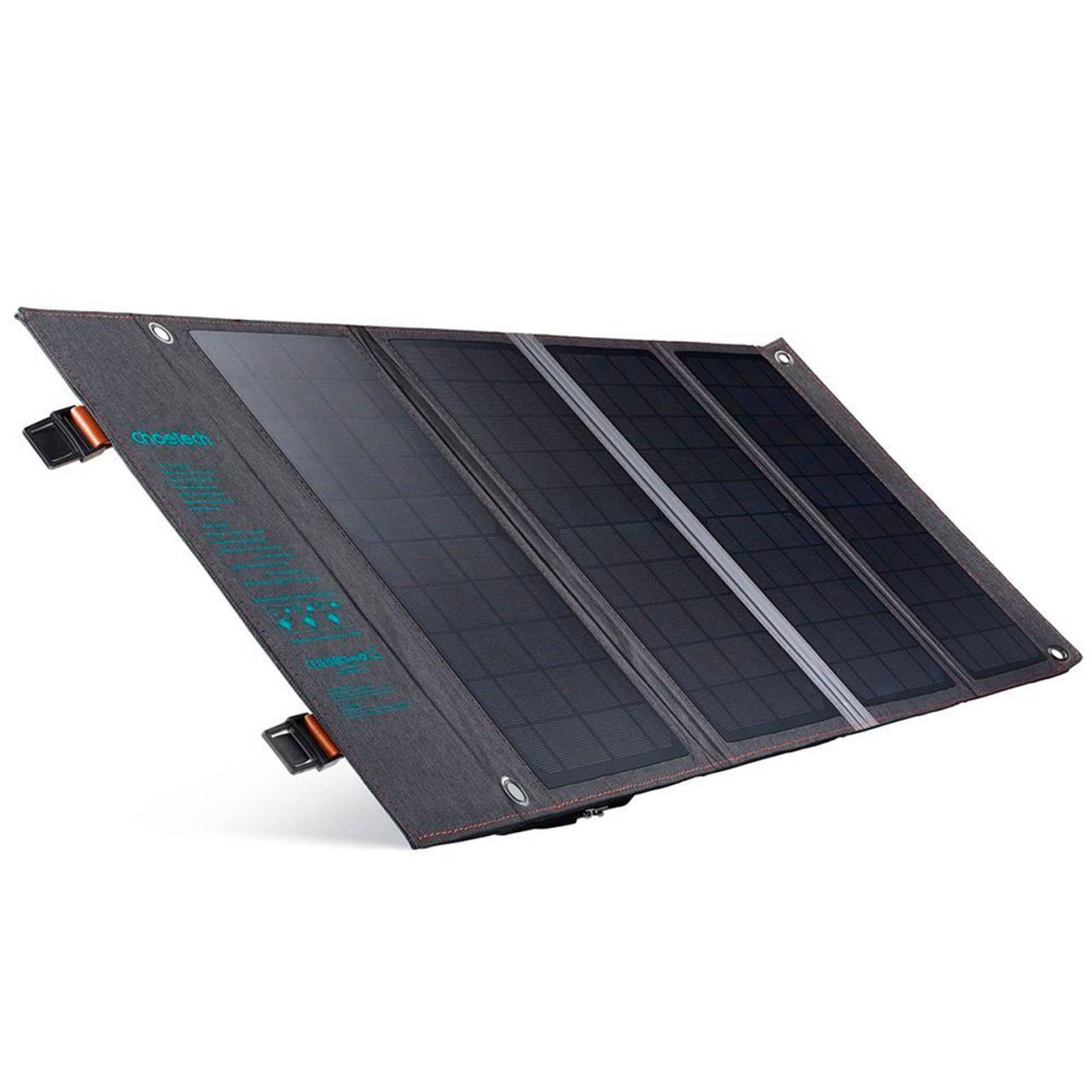 Choetech Reise-Solarladegerät – Faltbares Solar Ladegerät, Solar Ladegerät 36W mit USB-Anschluss