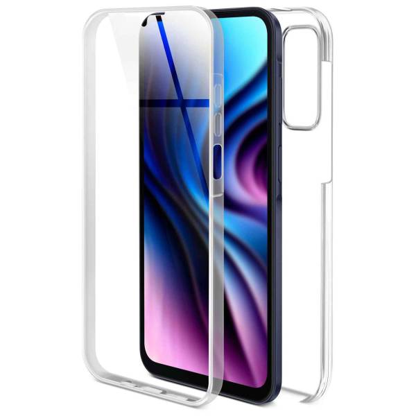 ONEFLOW Touch Case für Samsung Galaxy A15 5G – 360 Grad Full Body Schutz, komplett beidseitige Hülle