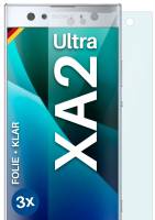 moex FlexProtect Klar für Sony Xperia XA2 Ultra – Schutzfolie für unsichtbaren Displayschutz, Ultra klar