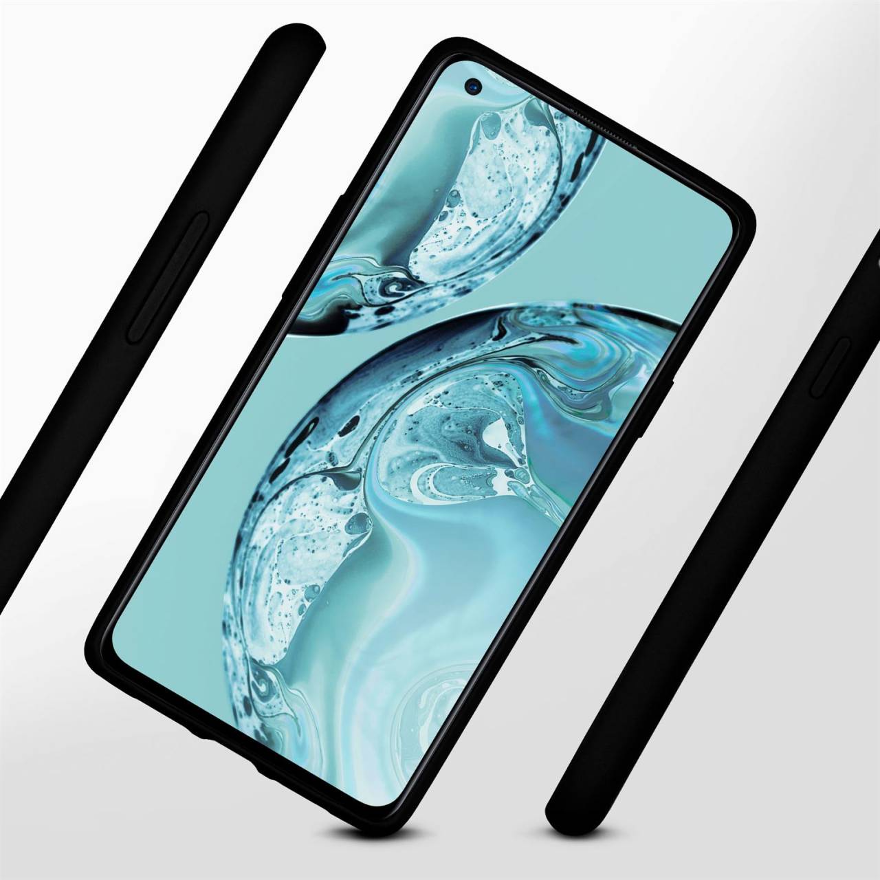 ONEFLOW Soft Case für OnePlus Nord 2 5G – weiche Handyhülle aus Silikon mit Kameraschutz