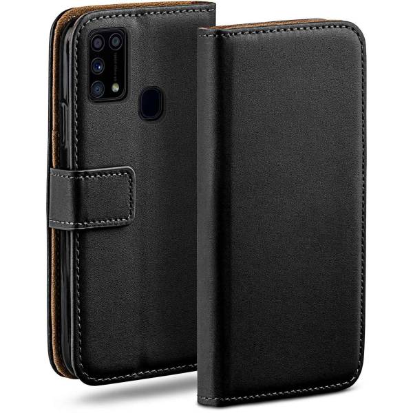 moex Book Case für Samsung Galaxy M31 Klapphülle mit Kartenfach