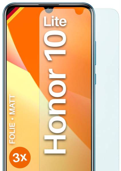 moex FlexProtect Matt für Huawei Honor 10 Lite – Anti Reflex Schutzfolie für besten Displayschutz, Matt