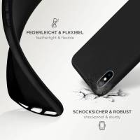 ONEFLOW SlimShield Pro für Apple iPhone XS Max – Handyhülle aus flexiblem TPU, Ultra Slim Case