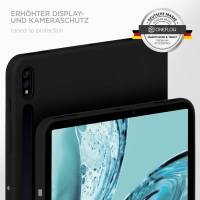 ONEFLOW Soft Case für Samsung Galaxy Tab S8 Plus – weiche Tablet Hülle aus Silikon mit Kameraschutz