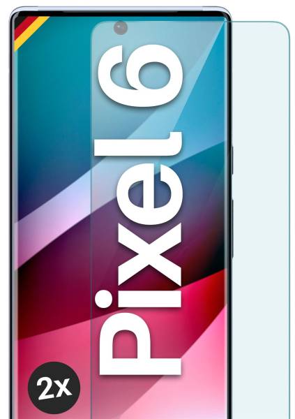 moex ShockProtect Klar für Google Pixel 6 – Panzerglas für kratzfesten Displayschutz, Ultra klar