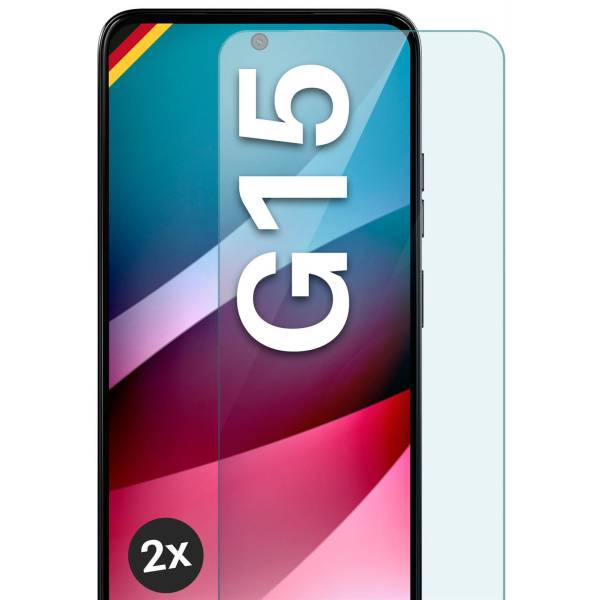 moex ShockProtect Motorola Moto G15 Panzerglas Klar