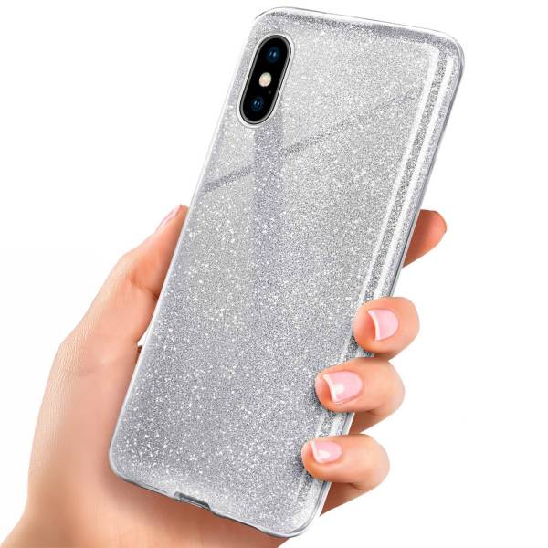 ONEFLOW Glitter Case für Apple iPhone XS Max – Glitzer Hülle aus TPU, designer Handyhülle