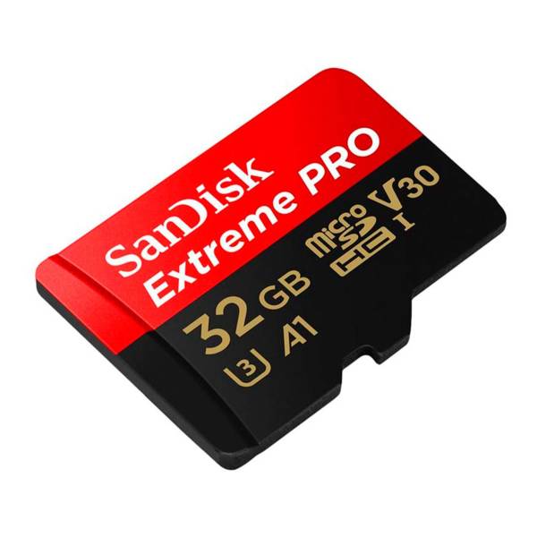 SanDisk microSDXC Karte – mit SD Slot Adapter für Smartphones und andere Geräte, Extreme PRO Serie, 32 GB