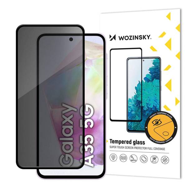 Wozinsky Privacy Glass Samsung Galaxy A35 5G Panzerglas Sichtschutz