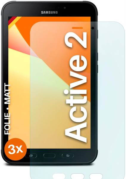 moex FlexProtect Matt für Samsung Galaxy Tab Active 2 – Anti Reflex Schutzfolie für besten Displayschutz, Matt
