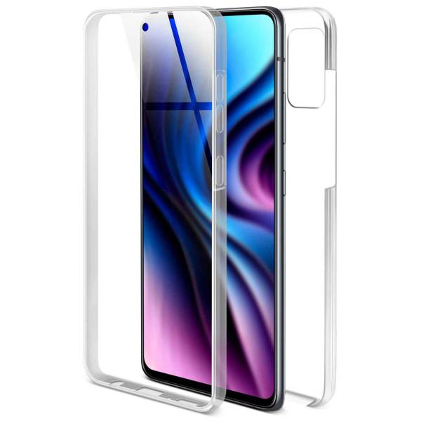 ONEFLOW Touch Case für Samsung Galaxy A51 – 360 Grad Full Body Schutz, komplett beidseitige Hülle