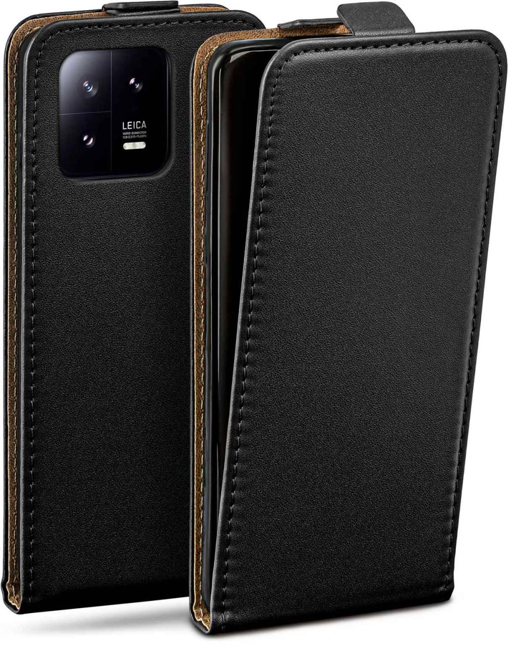moex Flip Case für Xiaomi 13 – PU Lederhülle mit 360 Grad Schutz, klappbar